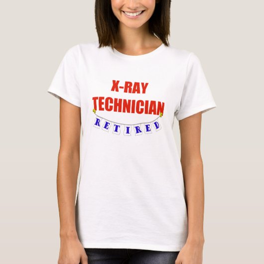 退職したなX線の技術者 Tシャツ (正面)