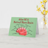 退職したの地図書は頭脳に人を配置します カード (黄色い花)