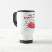 退職したの地図書は頭脳に人を配置します トラベルマグ (正面左)