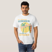 退職したらいつでも夏休み Tシャツ (正面フル)