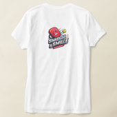 退職したら毎日ピックルボール – Fu Tシャツ (レイダウン裏面)