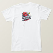 退職したら毎日ピックルボールTシャツ – 冗談 Tシャツ (デザイン裏面)