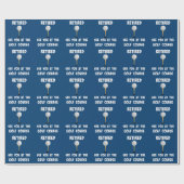 退職したゴルフ場で ラッピングペーパー (フラット)