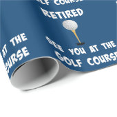 退職したゴルフ場で ラッピングペーパー (ロールコーナー)