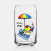 退職したシックは今までにかわいいんだ。 ガラス缶 (裏面)