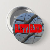 退職したジャストのボタ退職したン 缶バッジ (正面&裏面)