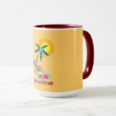 退職したチックオンバカンス マグカップ (正面右)