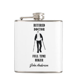 退職したドクターフルタイムパーソナライズされたハイカー フラスク