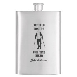 退職したドクターフルタイムパーソナライズされたハイカー フラスク