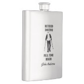 退職したドクターフルタイムパーソナライズされたハイカー フラスク (右)