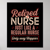 退職したナースは通常のナースのみの方法と同じ ポスター (正面)