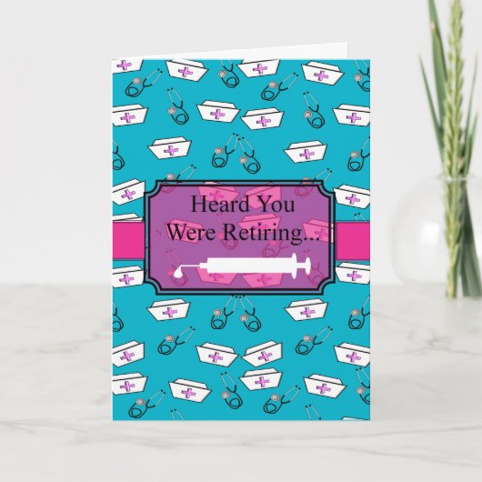 退職したナースグリーティングカード#15 カード (正面)