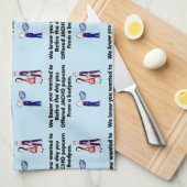 退職したナースストーリーアートJACHO キッチンタオル (四つ折り)