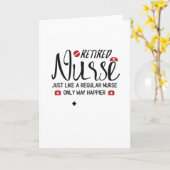 退職したナース素晴らしギフト退職したナース カード (黄色い花)