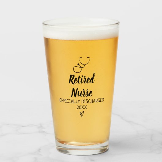 退職したナース2024年退職パーティーナース贈与 タンブラーグラス (ドリンク正面)