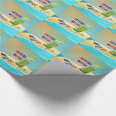 退職したナース、おもしろい ラッピングペーパー (角)