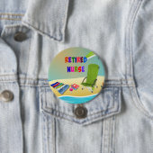 退職したナース、おもしろい 缶バッジ (インサイチュ)