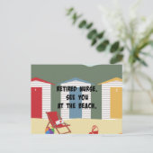 退職したナース。じゃあねビーチ。 ポストカード (スタンド正面)