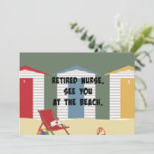 退職したナース。ではビーチ カード (スタンド正面)