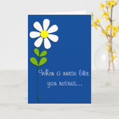 退職したナース  カード (黄色い花)