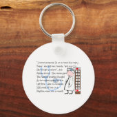 「退職したナース」ストーリーアート – ギフトユニークアイテム キーホルダー (正面)