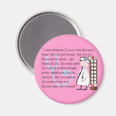 「退職したナース」ストーリーアート – ギフトユニークアイテム マグネット (正面/裏面)