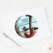 退職したナース – ハンモックアットザビーチ ラウンドシール (封筒)