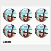 退職したナース – ハンモックアットザビーチ ラウンドシール (シート)