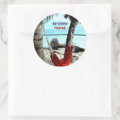 退職したナース – ハンモックアットザビーチ ラウンドシール (バッグ)