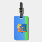 退職したナース、梱包済み、準備完了 ラゲッジタグ (正面縦)