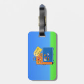 退職したナース、梱包済み、準備完了 ラゲッジタグ (裏面縦)