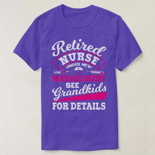退職したナース Tシャツ (デザイン正面)