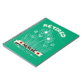 退職したナースRN EST. 2025介護退職 ノートブック (左側)