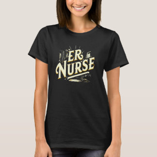 退職したナースRN LPN登録ナース緊急時処理 Tシャツ
