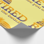 退職したビーチ包装紙 ラッピングペーパー