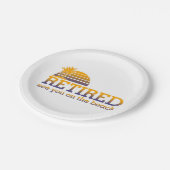 退職したビーチ ペーパープレート (アングル)