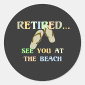 退職したビーチ ラウンドシール (正面)