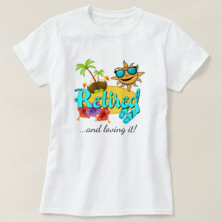 退職したビーチ Tシャツ