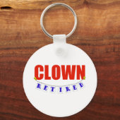 退職したピエロ キーホルダー (正面)