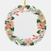 退職したフローラ初めてのクリスマスオーナメント セラミックオーナメント (裏面)