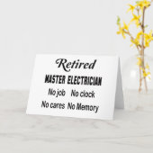 退職した主電気工No役目No時計No  カード (黄色い花)