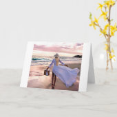 -退職した人生で一番お前楽しむが何か カード (黄色い花)