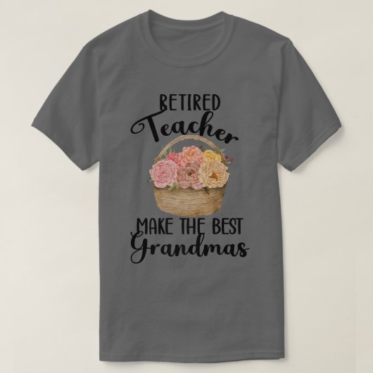 退職した先生おばあん先生退職Pr Tシャツ (デザイン正面)