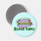 退職した先生おもしろい(スタックデザイン) マグネット (正面/裏面)