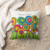 退職した先生お洒落フローラ クッション (ブランケット)