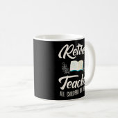 退職した先生の後ろの全離れ子 コーヒーマグカップ (正面右)