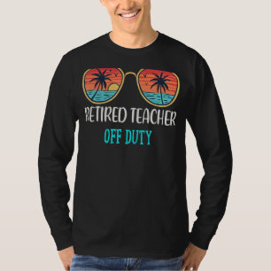 退職した先生休日ハッピーハッピーデー Tシャツ