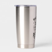 退職した先生学長 保温保冷タンブラー (右面)