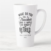 退職した先生退任カスタム長 カフェラテマグ (右)