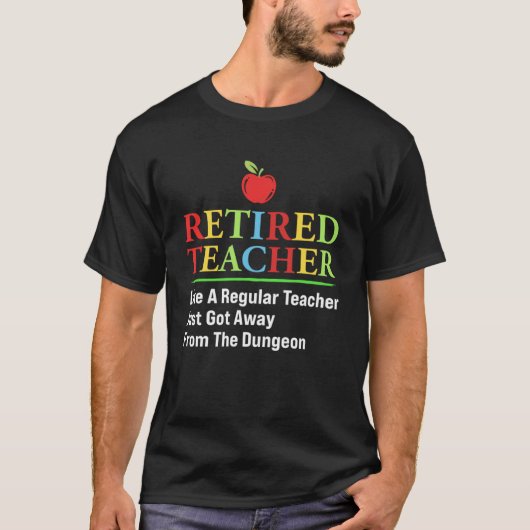 退職した先生退職した先生 Tシャツ (正面)